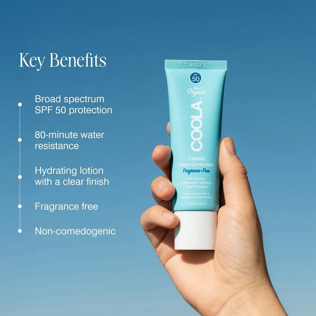 COOLA Organic Classic Face Sunscreen SPF 50 - Imagen 3