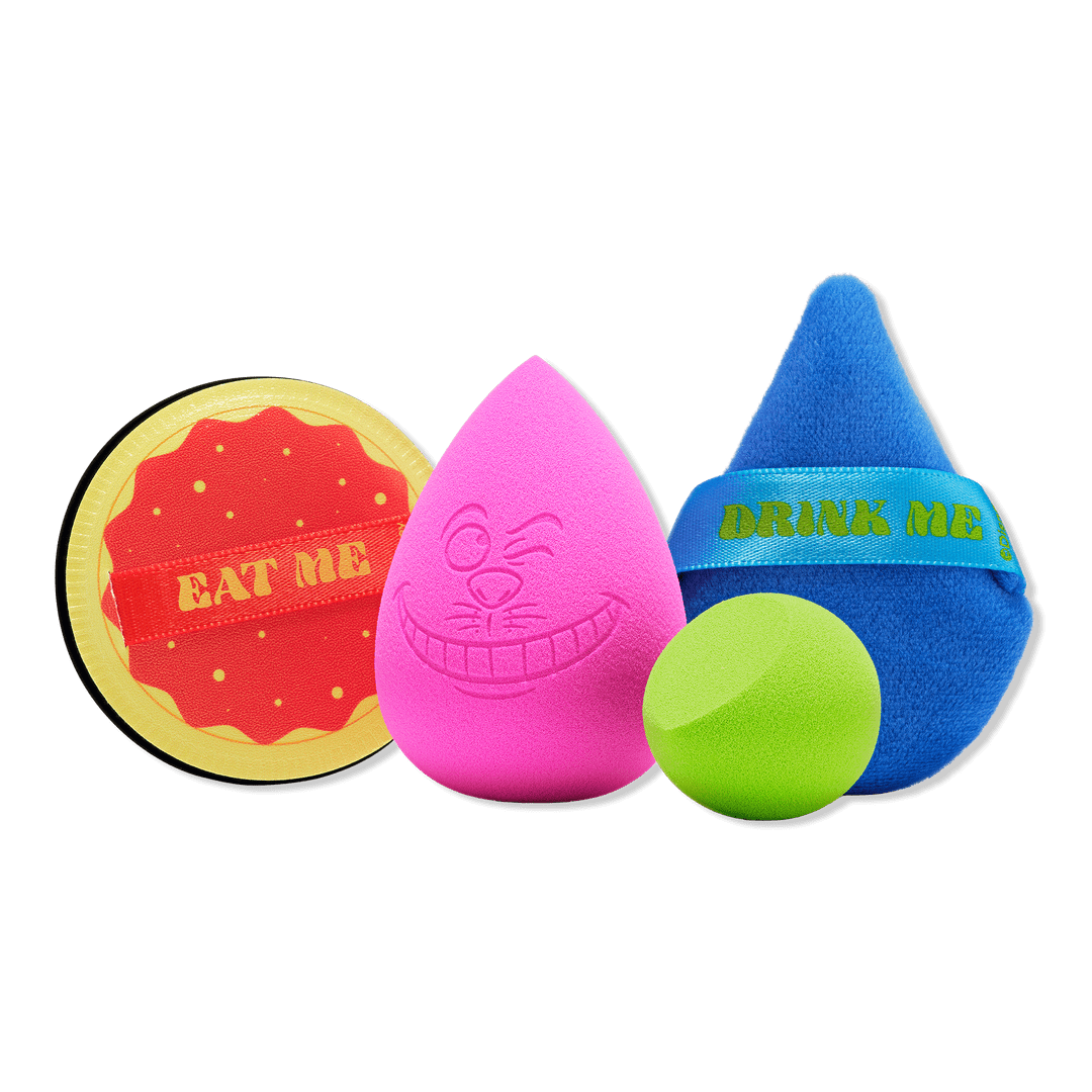 Spectrum Alice in Wonderland 4-Piece Sponge & Puff Set - Imagen 2