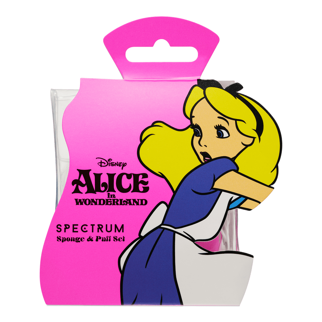 Spectrum Alice in Wonderland 4-Piece Sponge & Puff Set - Imagen 3