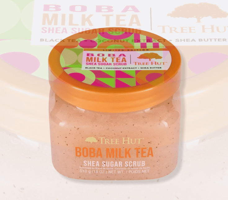 Tree Hut Boba Milk Tea Sugar Scrub